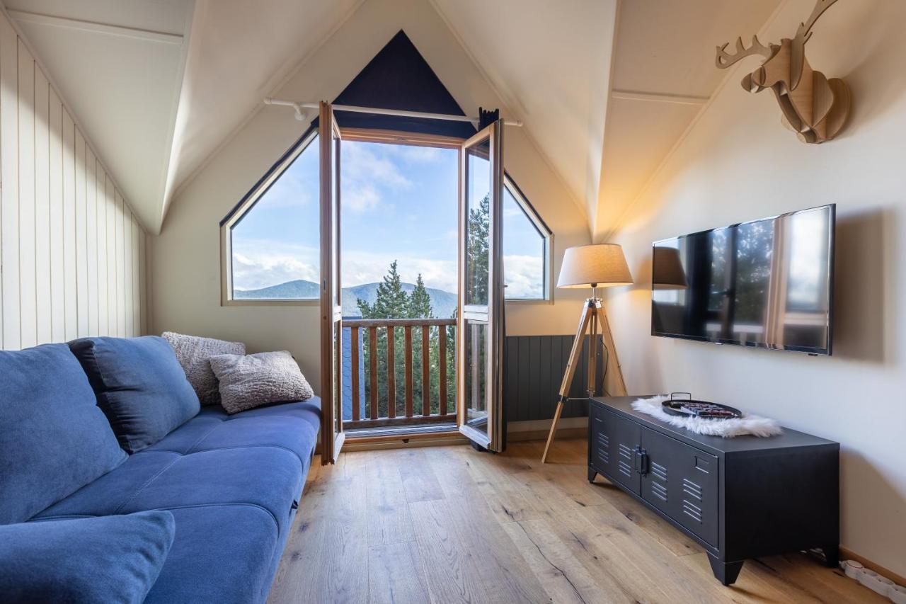 Le Cerf - Duplex Avec Superbe Vue Montagne Appartement Les Angles  Buitenkant foto